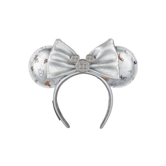 Disney Loungefly 100 Years Platinum Headband Ears Mickey Pluto Donald main image 6